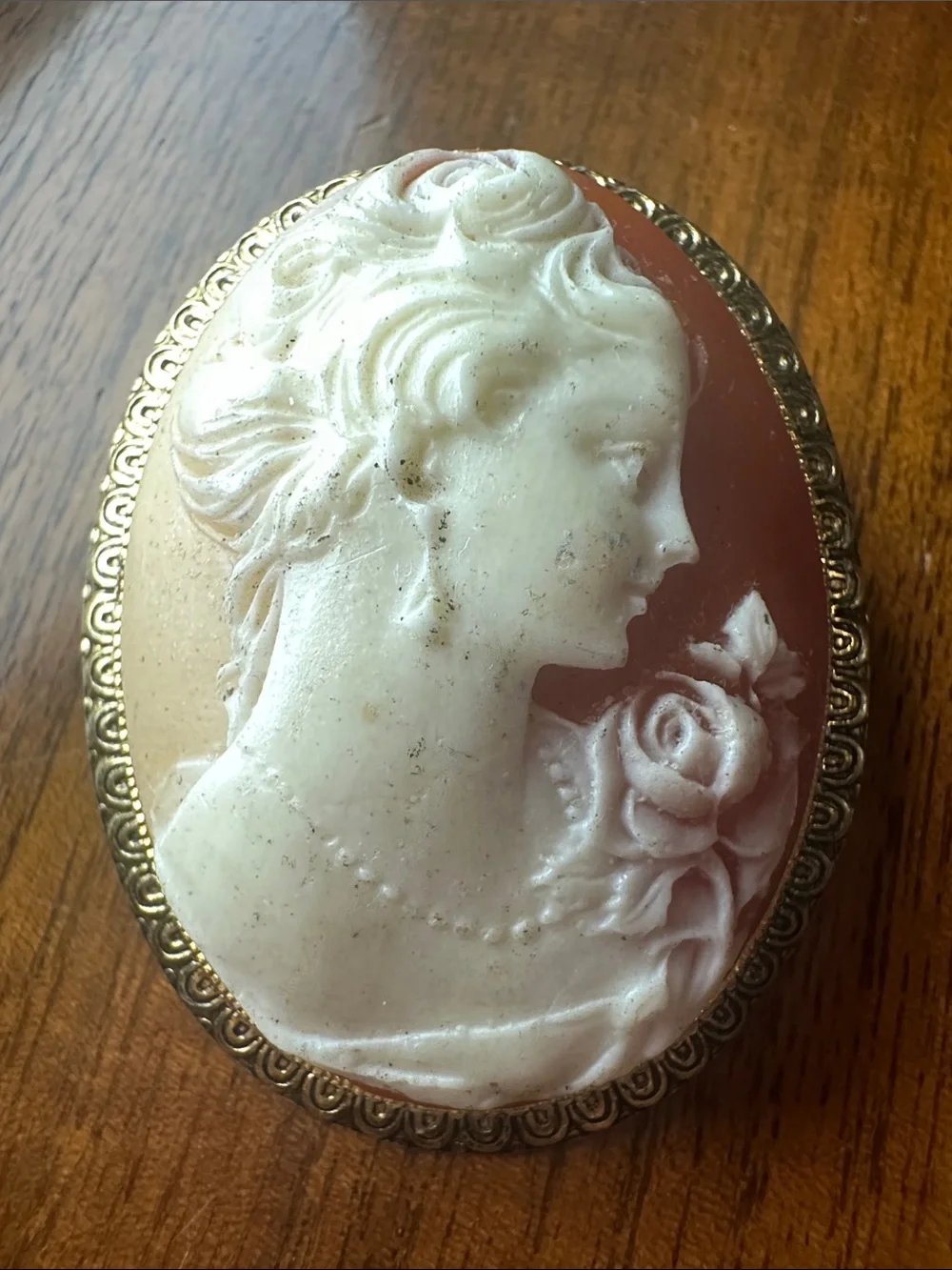 Vintage Cameo Brooch‎ Pendant